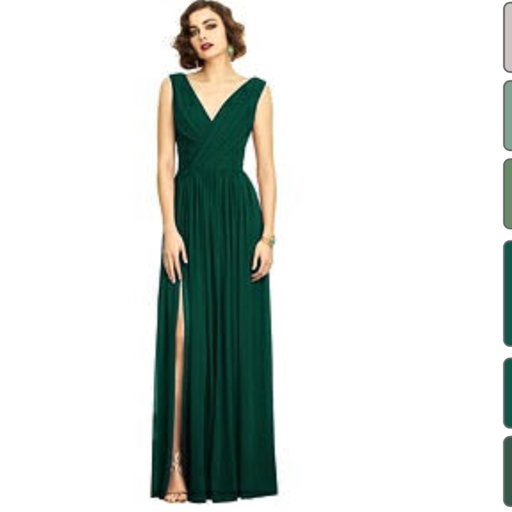 Dessy Bridesmaid Style 2894 Hunter sz 6